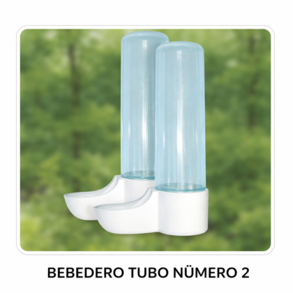 BEBEDERO TUBO NUMERO 2   100 C.C - 60 UND. PE51031