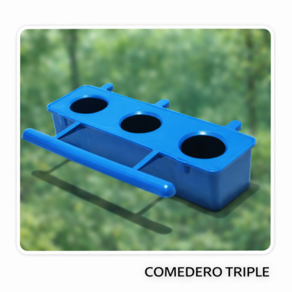 COMEDERO TRIPLE - 40 UND (BLISTER) PE51041