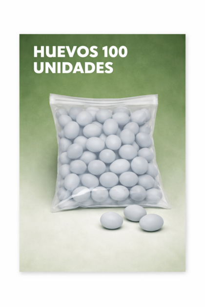 HUEVOS FALSOS BOLSA DE 100 UNID PE51850
