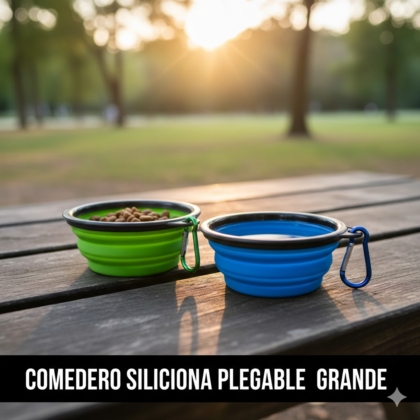 COMEDERO PLEGABLE SILICONA GRANDE LI3933
