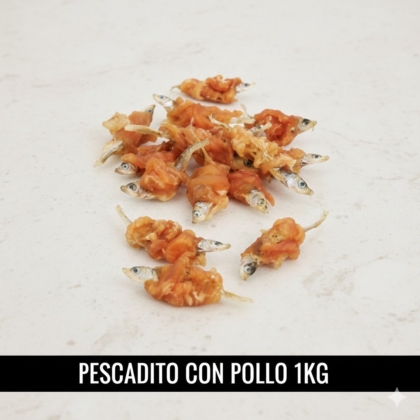 SNACK NATURAL PESCADITO CON POLLO 1KG S1775