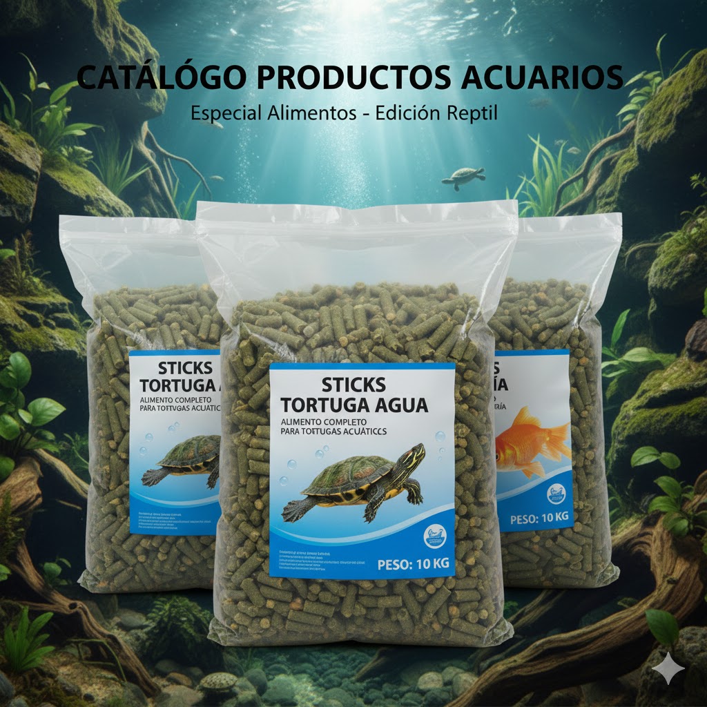 ALIMENTO TORTUGA STICK BABY JUNIOR 10 KG AL0042