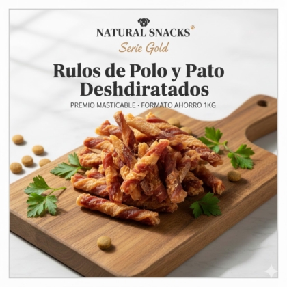 RULOS DE POLLO Y PATO 1KG