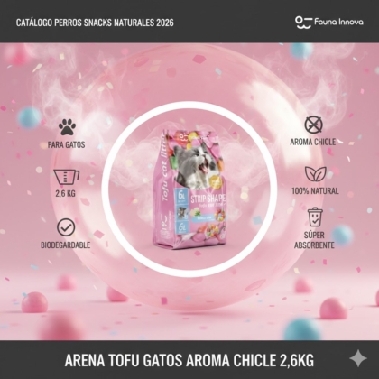 ARENA TOFU AROMA CHICLE 2,5KG/6 LITROS
