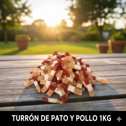 TURRON DE PATO Y POLLO 1KG